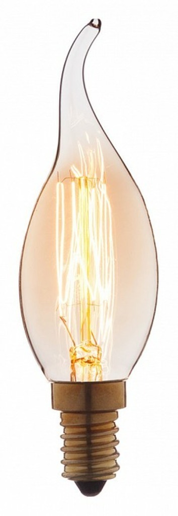 Фото Лампа накаливания Loft it Edison Bulb E14 40Вт K 3540-GL LF_3540-GL - интернет-магазин МегаТерем в Москве