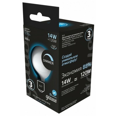 Лампа светодиодная Gauss Fi...