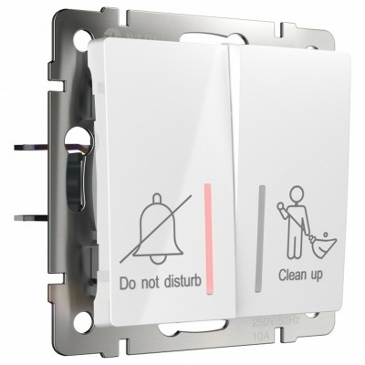 Выключатель двухклавишный б...