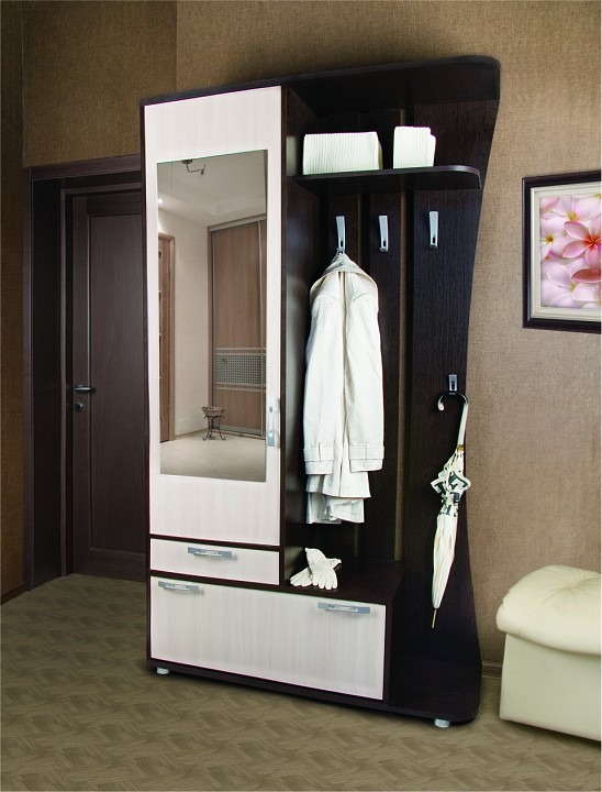 Фото Стенка для прихожей Классик 10000245 VEN_10000245 - интернет-магазин МегаТерем в Москве