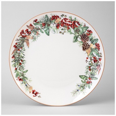 Тарелка обеденная lefard "морозко" 27 см  (85-2039) 