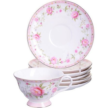 Фото Чайный набор 12пр 220мл фарфор ПРЕМИУМ LR (29191) - интернет-магазин МегаТерем в Москве