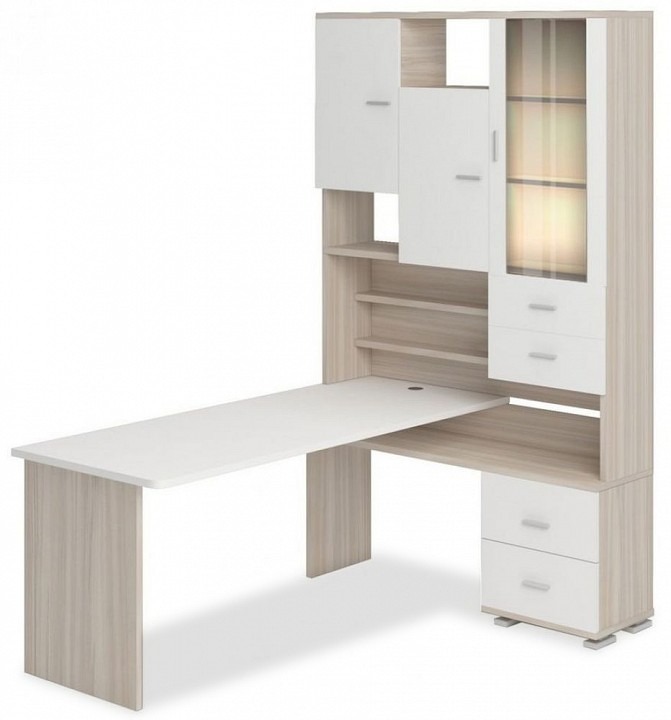 Фото Стол компьютерный Домино СР-620/180 MER_SR-620-180-KBEBE-PRAV - интернет-магазин МегаТерем в Москве