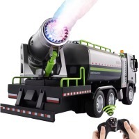 Радиоуправляемый грузовик Huina с цистерной и распылителем воды (свет, звук, пар, 1:18) (HN1316)