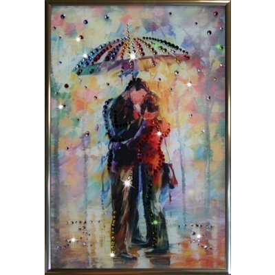 Картина Под зонтом с криста...