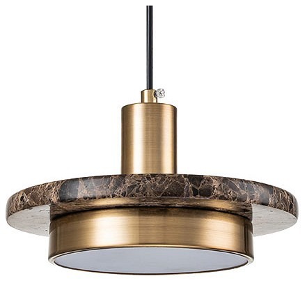 Фото Подвесной светильник Escada Torano 10260/1LED Brown marble ESC_10260_1LED_Brown_marble - интернет-магазин МегаТерем в Москве