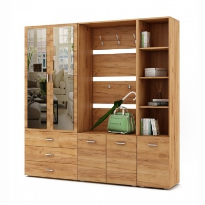 Стенка для прихожей Мартин-3 MAS_PRM-3-DZ