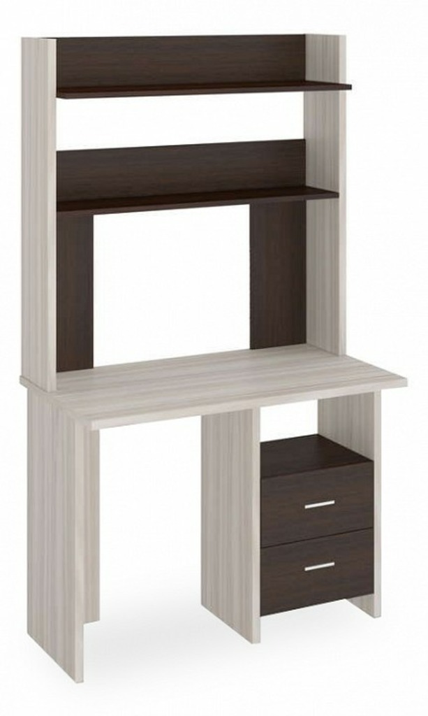 Фото Стол компьютерный Домино Lite СКЛ-Прям100+НКЛХ-100 КВ MER_SKL-Pryam100-NKLH-100_KV - интернет-магазин МегаТерем в Москве