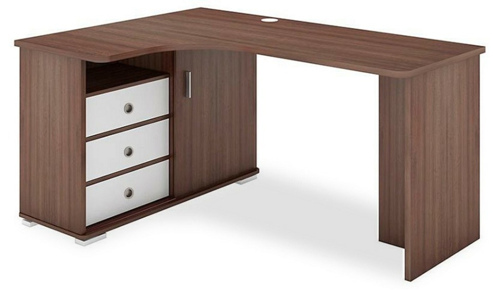 Фото Стол письменный Домино СР-145С MER_SR-145S-SHBESH-CH-LEV-NOVYJ - интернет-магазин МегаТерем в Москве