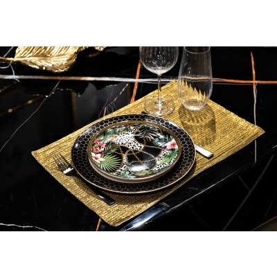 Текстильная подставка Аурум золотая 30*45см (TT-00011430)