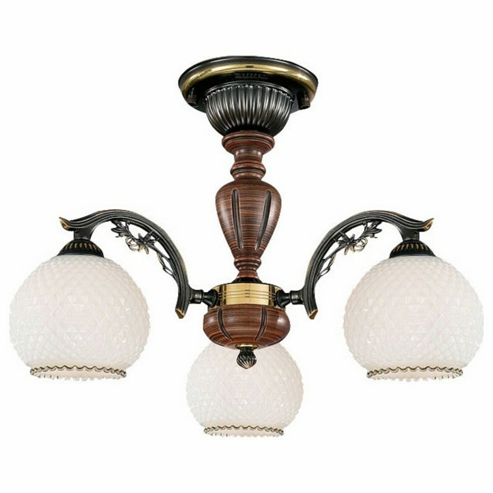 Фото Люстра на штанге Reccagni Angelo 8610 PL 8630/3 RA_PL_8630_3 - интернет-магазин МегаТерем в Москве