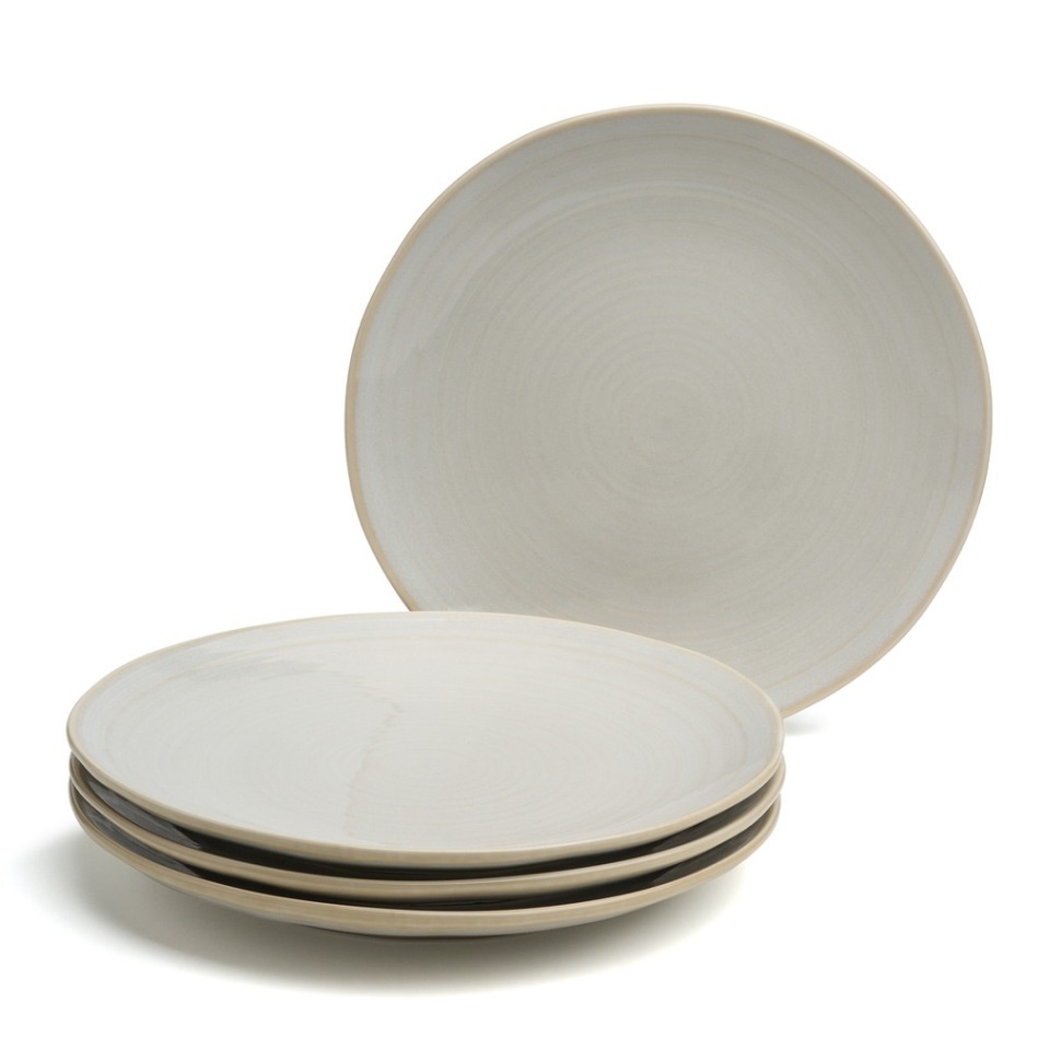 Фото Набор тарелок закусочных bronco concept 4 шт. 22 см бежевый (576-1018)  - интернет-магазин МегаТерем в Москве