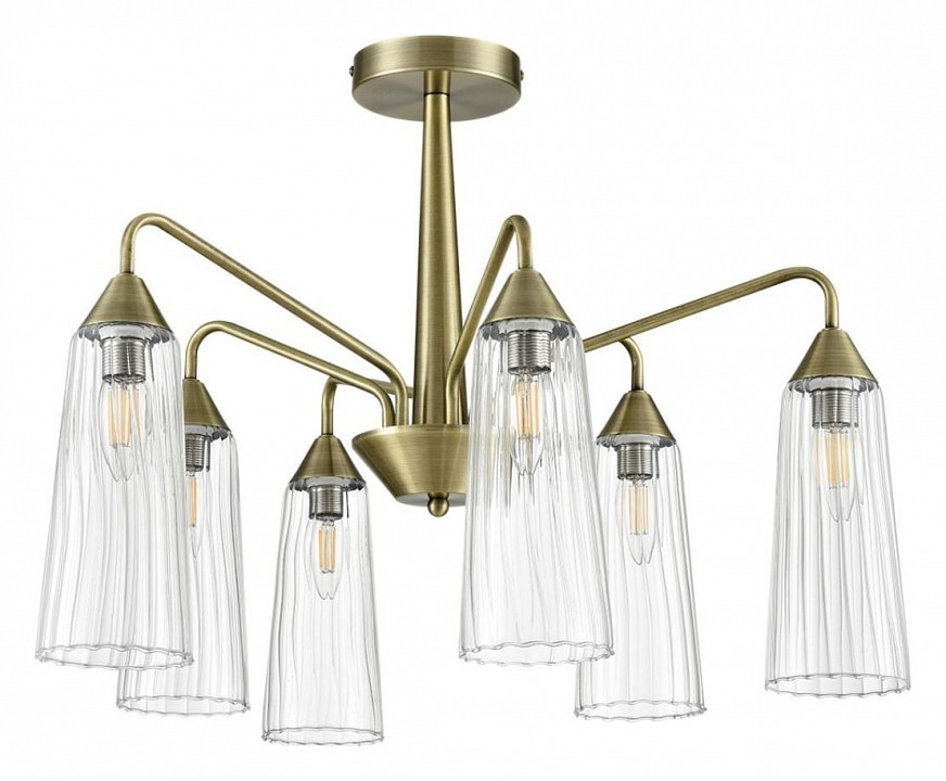 Фото Люстра на штанге Lumion Doliana 6584/6C LMN_6584_6C - интернет-магазин МегаТерем в Москве