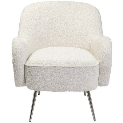 Кресло букле кремовое 72*75...