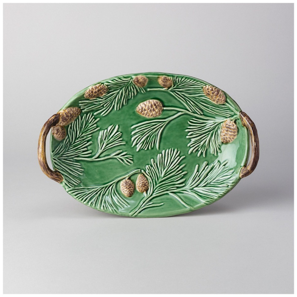 Фото Блюдо green pine 28,2*19*5 см Lefard (145-200) - интернет-магазин МегаТерем в Москве