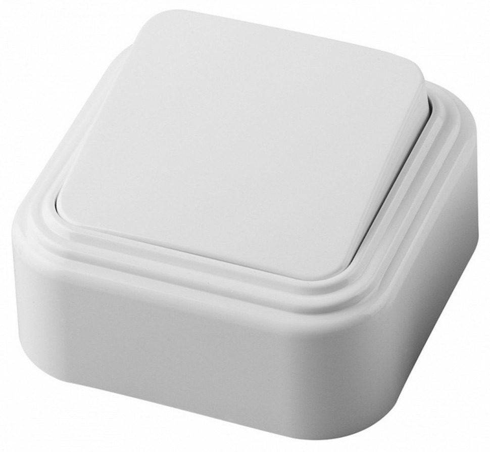 Фото Выключатель одноклавишный Stekker Брест 32742 FE_32742 - интернет-магазин МегаТерем в Москве