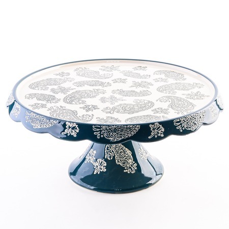 Фото Тортовница керамическая LORAINE (60371) - интернет-магазин МегаТерем в Москве