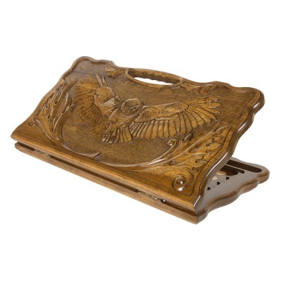 Нарды резные "Сова" с ручкой 60, Haleyan (64023)