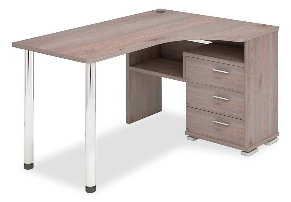 Фото Стол компьютерный Домино СР-132С-150 Н-ПРАВ MER_SR-132S-150_N-PRAV - интернет-магазин МегаТерем в Москве