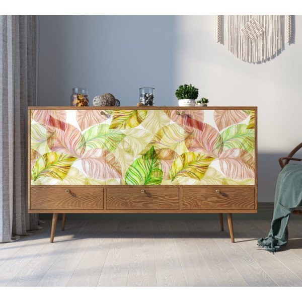Фото Комод Berber три дверки и три ящика 29 принт арт BB24/Print_29-ET - интернет-магазин МегаТерем в Москве
