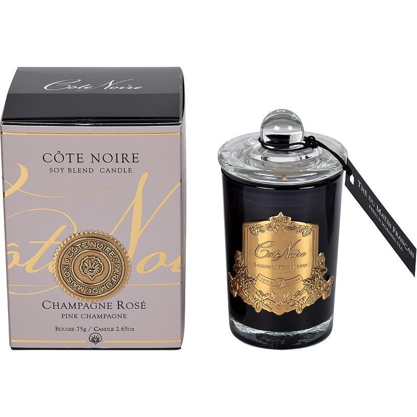 Фото Свеча ароматическая Pink Champagne в стакане в упаковке 75 гр. (TT-00006243) - интернет-магазин МегаТерем в Москве