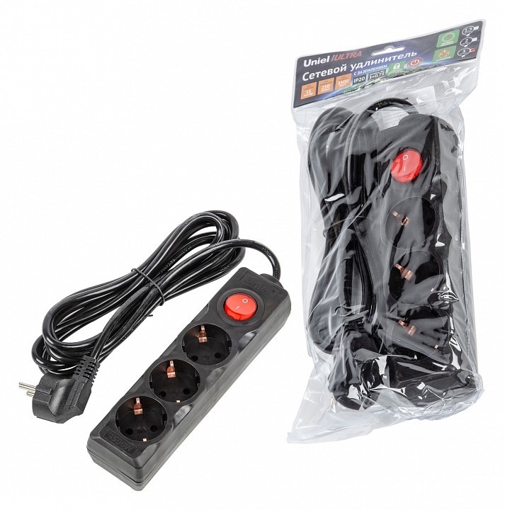 Фото Удлинитель Uniel Ultra UL-00010017 UL_UL-00010017 - интернет-магазин МегаТерем в Москве