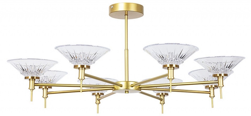 Фото Люстра на штанге Arte Lamp ALESSIA A2076PL-8GO AR_A2076PL-8GO - интернет-магазин МегаТерем в Москве