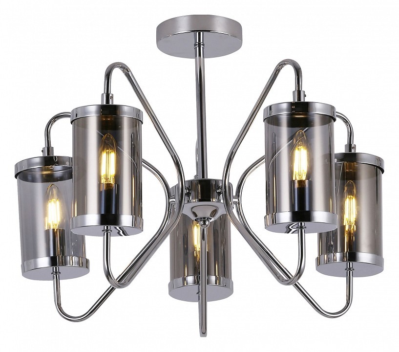 Фото Люстра на штанге EVOLUCE Valieri SLE102302-05 EVO_SLE102302-05 - интернет-магазин МегаТерем в Москве
