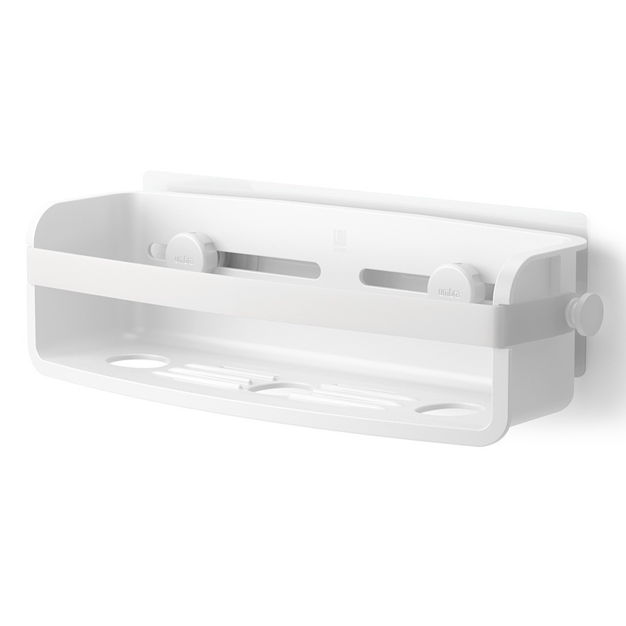 Фото Органайзер для душа flex adhesive, белый (77092) - интернет-магазин МегаТерем в Москве