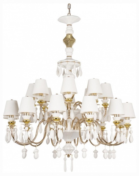 Фото Подвесная люстра Loft it Grace 10203/12+8 White LF_10203_12_8_White - интернет-магазин МегаТерем в Москве