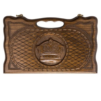 Нарды резные Корона с ручко...