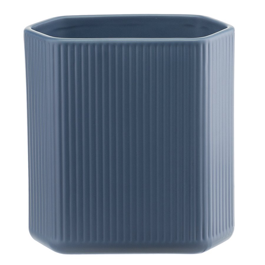 Фото Ваза темно-синего цвета из коллекции edge, 20см (74527) - интернет-магазин МегаТерем в Москве