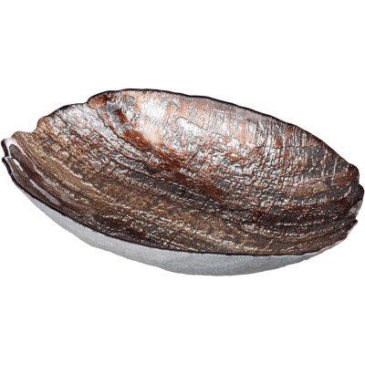 Блюдо овальное "crown" brown 30х20,5х5,5 см без упаковки (мал 4шт) АКСАМ (339-065)