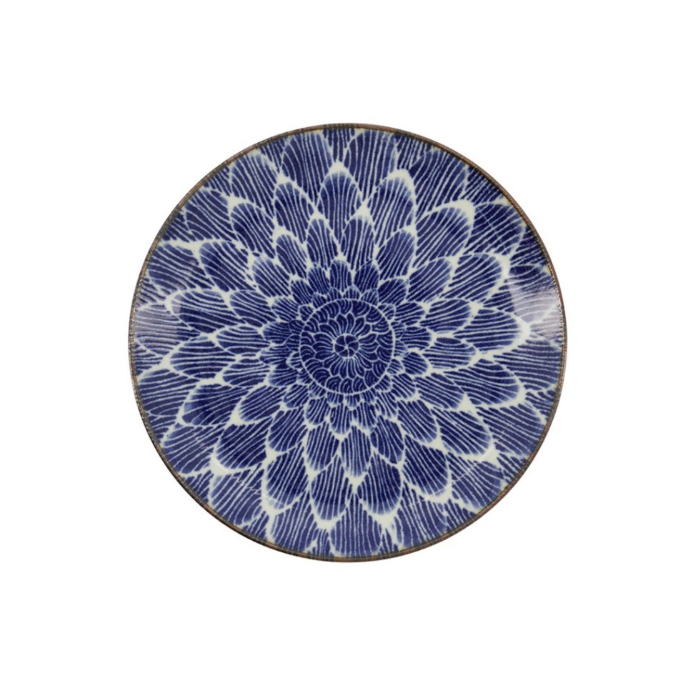 Фото Тарелка 18889, 25 см, фарфор, blue, TOKYO DESIGN - интернет-магазин МегаТерем в Москве