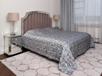 Покрывало HOUSTON синее со стежкой 260*260 (TT-00016455)