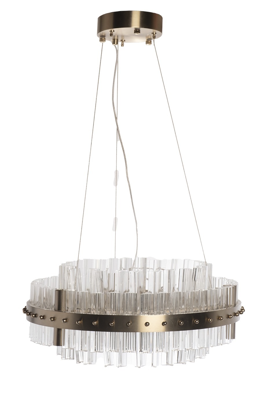 Фото Люстра подвесная Galaxy стекло прозрач. d47*h20см (TT-00013036) - интернет-магазин МегаТерем в Москве