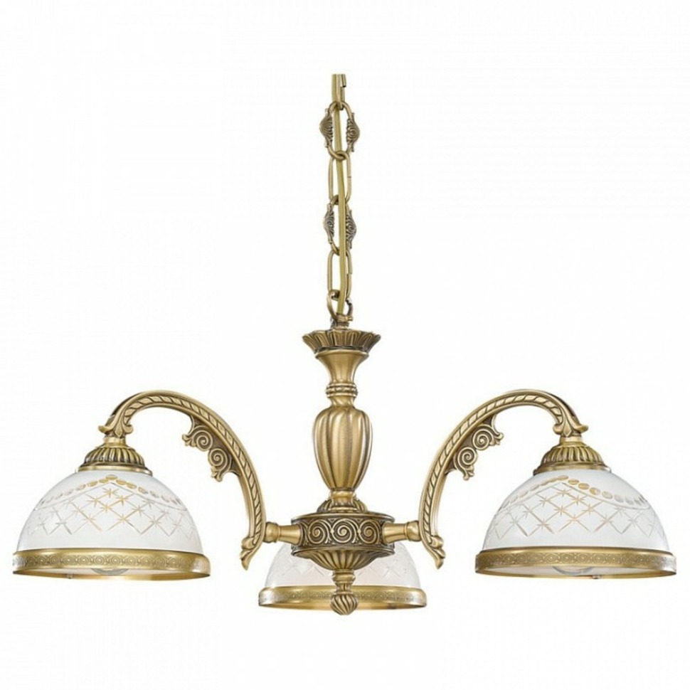 Фото Подвесная люстра Reccagni Angelo 7002 L 7002/3 RA_L_7002_3 - интернет-магазин МегаТерем в Москве