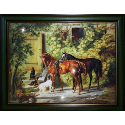 Картина Дом охотника с крис...