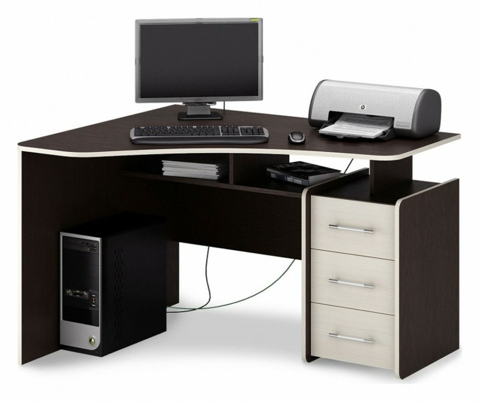 Фото Стол письменный Триан-5 MAS_MST-UST-05-R-16VD - интернет-магазин МегаТерем в Москве