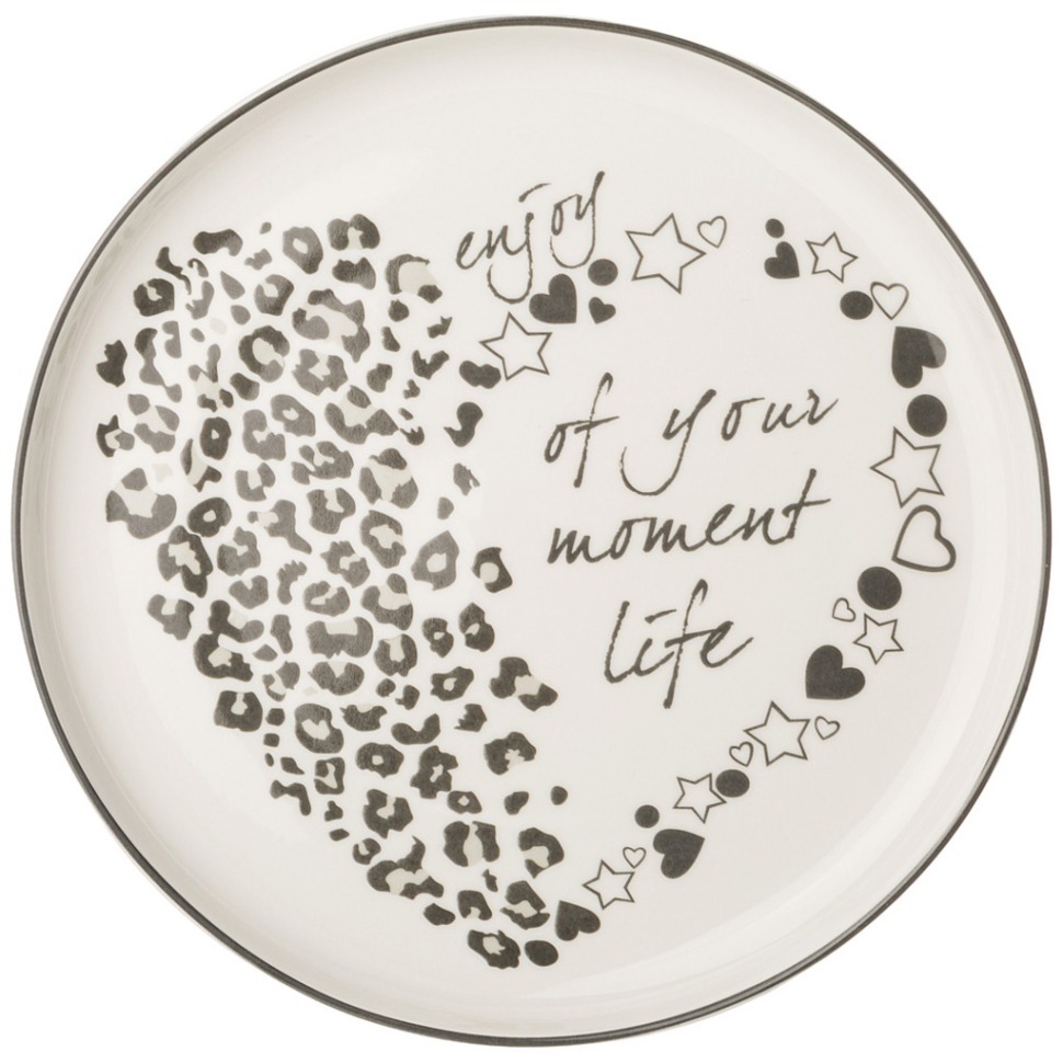 Фото Тарелка закусочная lefard love you 20,5 см (165-562)  - интернет-магазин МегаТерем в Москве