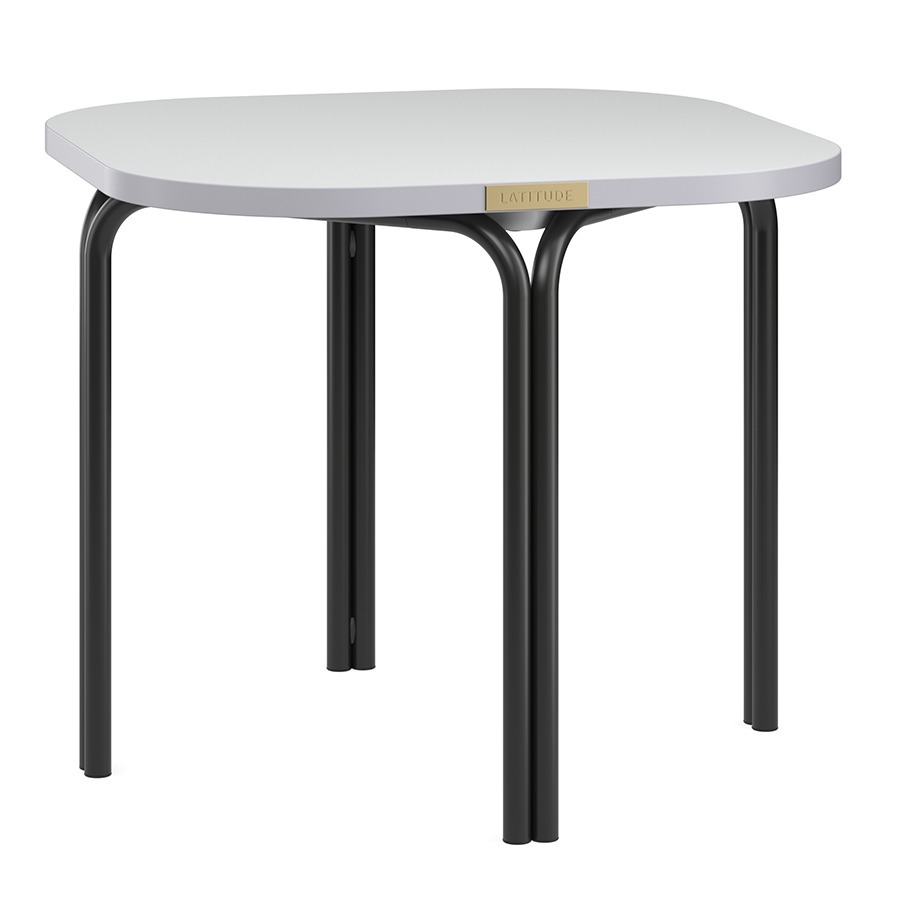 Фото Столик кофейный ror, 50х50 см, черный/серый (75268) - интернет-магазин МегаТерем в Москве