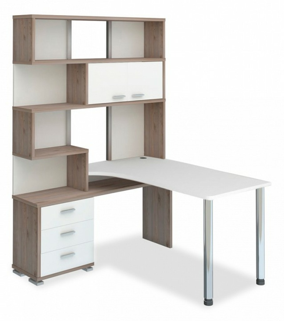 Фото Стол компьютерный Домино нельсон СР-420/130 MER_SR-420_130_NBEBE-LEV - интернет-магазин МегаТерем в Москве