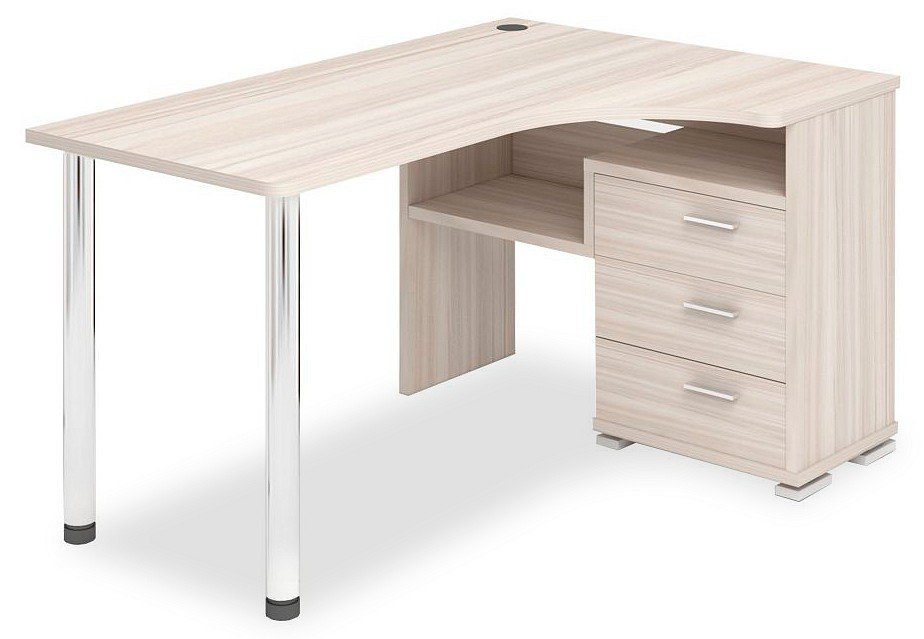 Фото Стол письменный Домино СР-132С-140 MER_SR-132S-140-K-PRAV - интернет-магазин МегаТерем в Москве