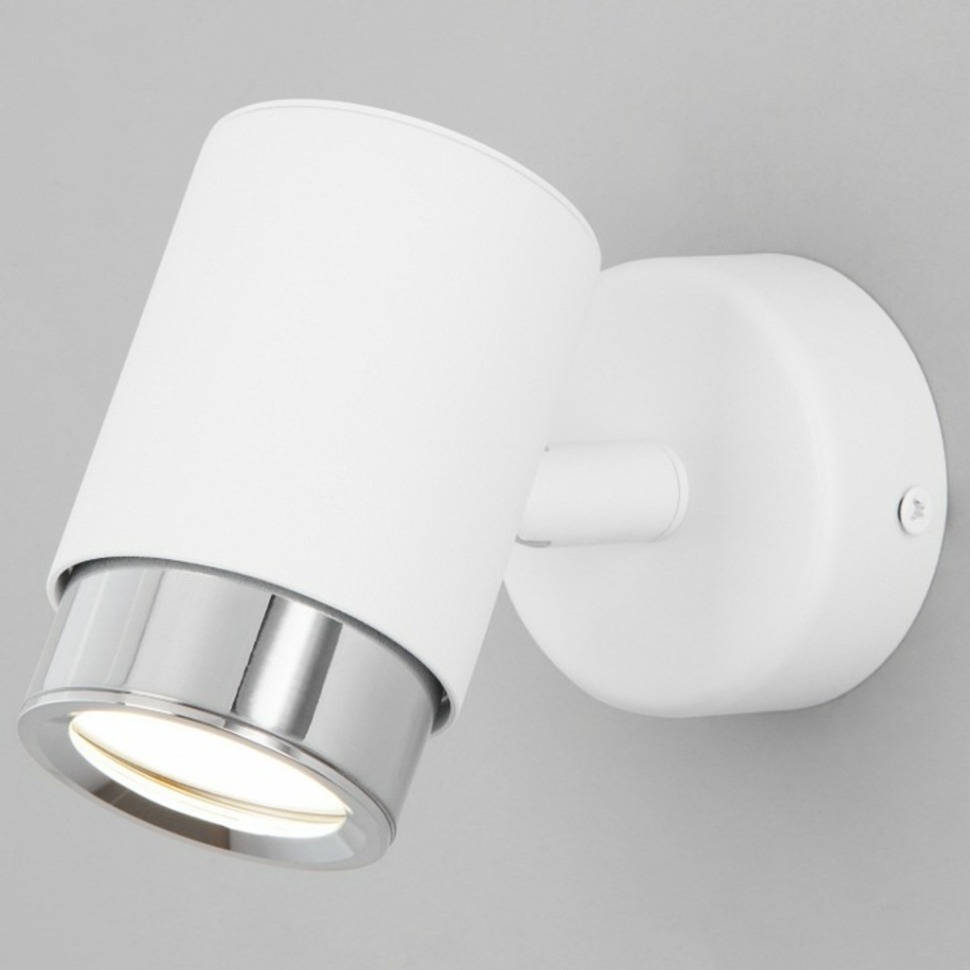 Фото Бра Eurosvet Morgan 20124/1 белый/ хром EV_a056161 - интернет-магазин МегаТерем в Москве