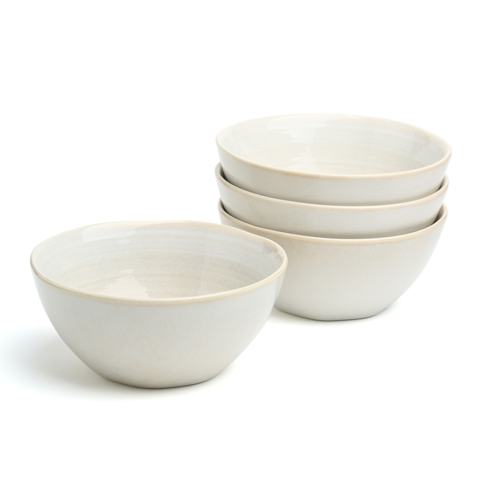 Фото Набор салатников bronco concept диаметр=15,5 см 4 шт. бежевый (576-1019)  - интернет-магазин МегаТерем в Москве