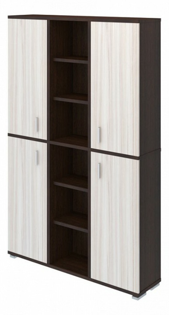 Фото Шкаф книжный Домино ПУ-40-5 MER_PU-40-5_VK - интернет-магазин МегаТерем в Москве