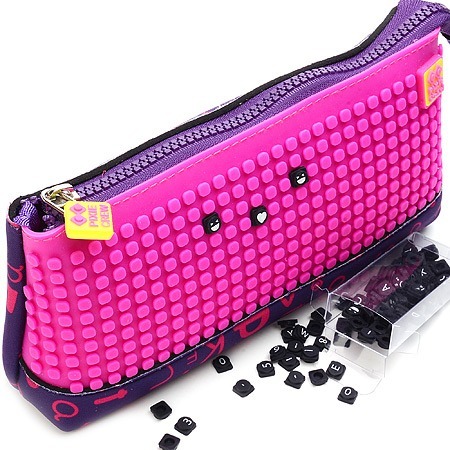Фото Пенал-косметичка Pixie Crew (PXA-02-PURPLE-ALPH) - интернет-магазин МегаТерем в Москве