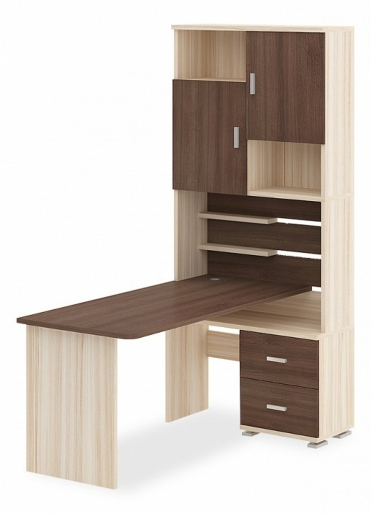 Фото Стол компьютерный Домино СР-720/160 MER_SR-720-160-KSHSH-CH-PRAV - интернет-магазин МегаТерем в Москве