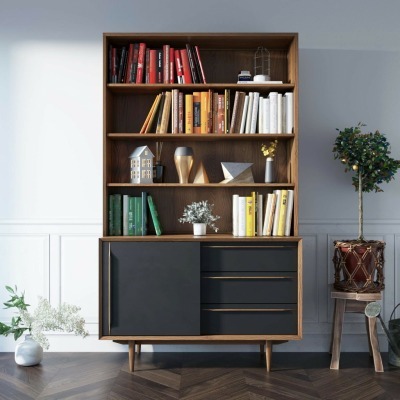 Стеллаж Bruni с дверками 1 ...