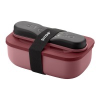 Набор из ланч-бокса и приборов store & go, лилово-красный (79088)